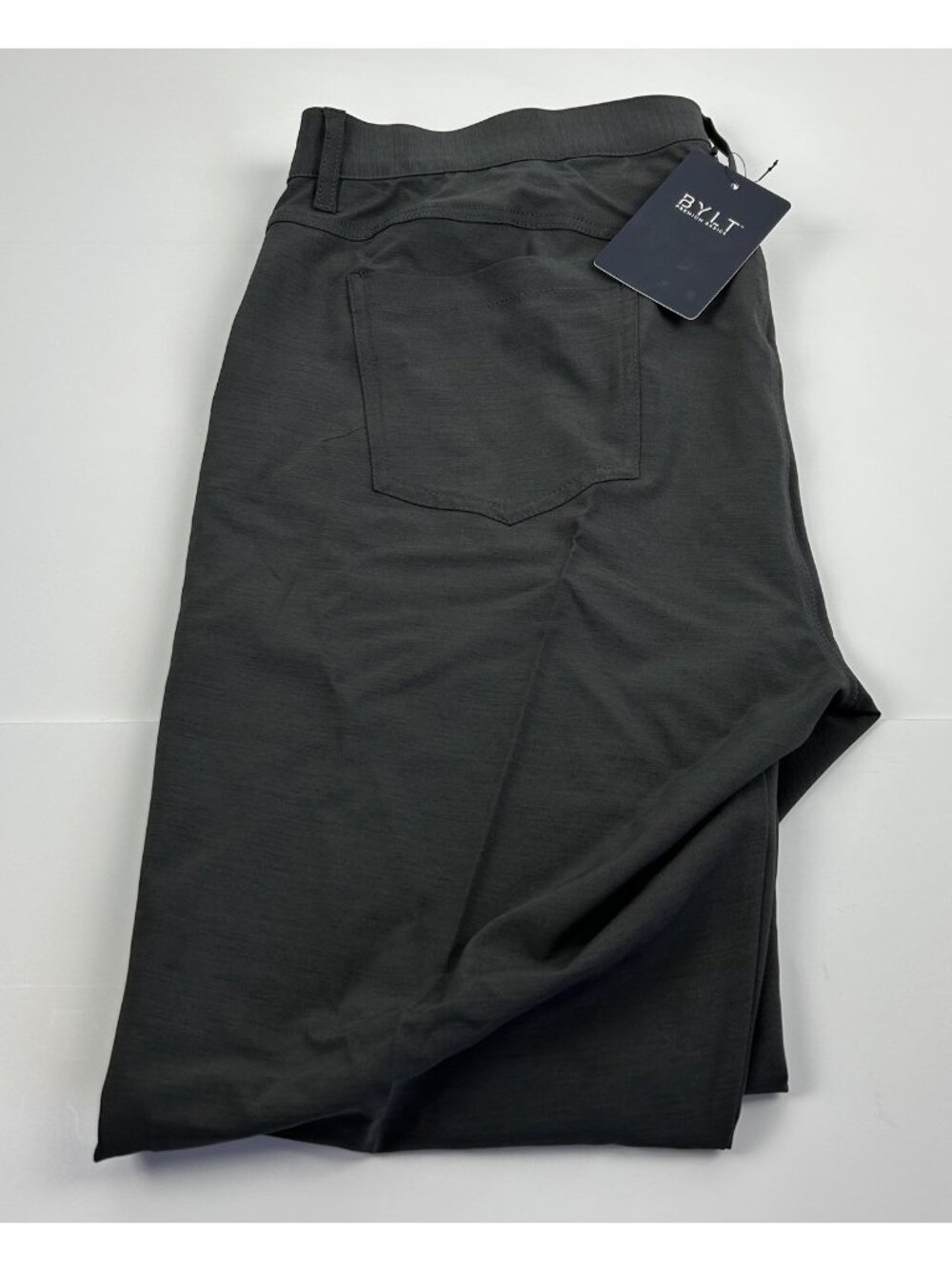 BYLT Premium Basics Kinetic 2.0 Dark Charcoal Pants Size 38x32 (x31.5)